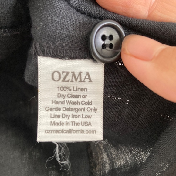 Ozma Linen River Vest like new - Picture 3 of 7